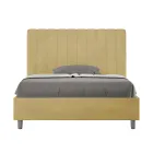 Pościel z mikrofibry 120x200 cm z symetrycznymi pionowymi liniami Wyprodukowano we Włoszech - Rękawica Viadurini