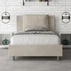 Zagłówek łóżka 120x200 cm z poduszkami z mikrofibry Wyprodukowano we Włoszech - Igrzyska Olimpijskie Viadurini