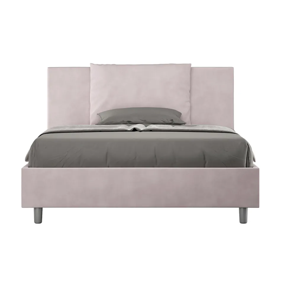 Zagłówek łóżka 140x200 cm z poduszkami z mikrofibry Wyprodukowano we Włoszech - Igrzyska Olimpijskie Viadurini