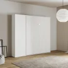 Łóżko Queen Size z pionowym składaniem i kolumną - Magicompare Viadurini