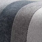 Łóżko podwójne 160x190 z 2 dwukolorowymi pionowymi i równoległymi paskami - Paolo Viadurini