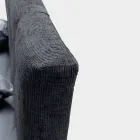 Łóżko podwójne 160x190 z pionowymi tłoczonymi sznurkami - Maska Viadurini