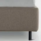 Łóżko podwójne 160x190 z zakrzywionymi liniami i guzikami Made in Italy - Oriente Viadurini