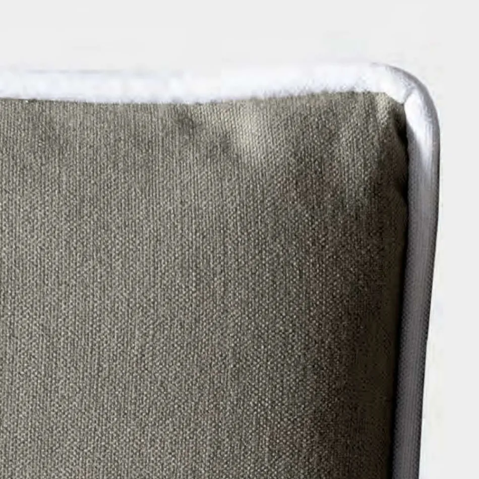 Łóżko podwójne 160x190 z centralnie podzielonym wezgłowiem Made in Italy - Celesti Viadurini