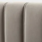 Łóżko podwójne 160x190 z pikowaniem i szerokimi pionowymi pasami - Magan Viadurini