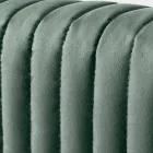 Łóżko podwójne 160x190 z pikowaniem w wąskie paski w wielu kolorach - Meduse Viadurini