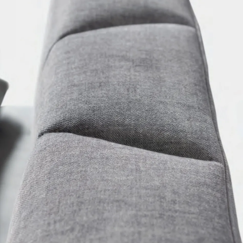 Łóżko podwójne 160x190 z pikowaniem w kształcie krzyża - Słonecznik Viadurini