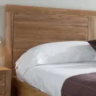 Łóżko podwójne 160x200 z litego drewna tekowego - Fresco Viadurini