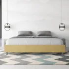 Łóżko podwójne 190x200 cm pokryte mikrofibrą Wyprodukowano we Włoszech - Athlete Viadurini