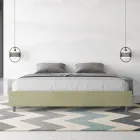 Łóżko podwójne 200x200 cm pokryte mikrofibrą Wyprodukowano we Włoszech - Athlete Viadurini