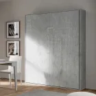 Pionowe składane łóżko podwójne w różnych wykończeniach - Magicompare Viadurini