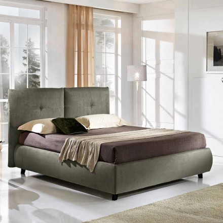 Podwójne łóżko z podnośnikiem 160x190 / 200 cm Nina Viadurini