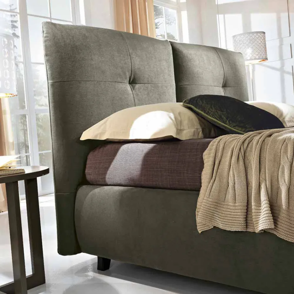 Podwójne łóżko z podnośnikiem 160x190 / 200 cm Nina Viadurini