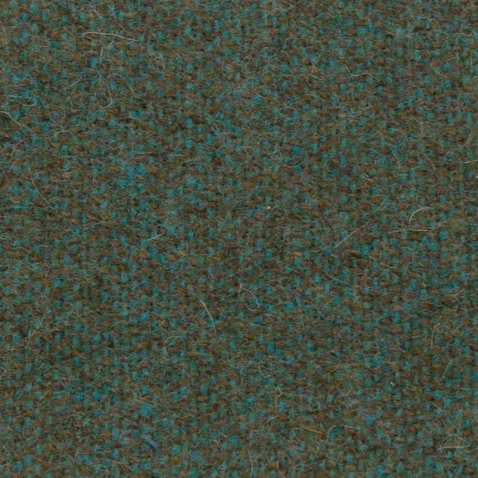 Podwójne łóżko z tapicerowanym pudełkiem z tkaniny Corolle firmy Bolzan Viadurini