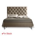 Podwójne łóżko z bawełnianą pościelą Made in Italy - Sallie