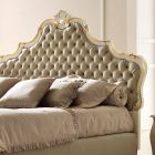 Podwójne łóżko z schowkiem, klasyczny design, Chantal firmy Bolzan Viadurini