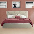 Podwójne łóżko z nowoczesnym pojemnikiem Made in Italy – Gaven Viadurini