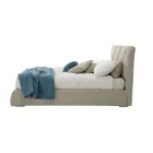 Podwójne łóżko z nowoczesnym pojemnikiem Made in Italy – Gaven Viadurini