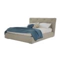 Podwójne łóżko z pojemnikiem o nowoczesnym designie Made in Italy - Gaven