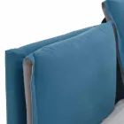 Podwójne łóżko z pojemnikiem pokrytym tkaniną Made in Italy - Renato Viadurini