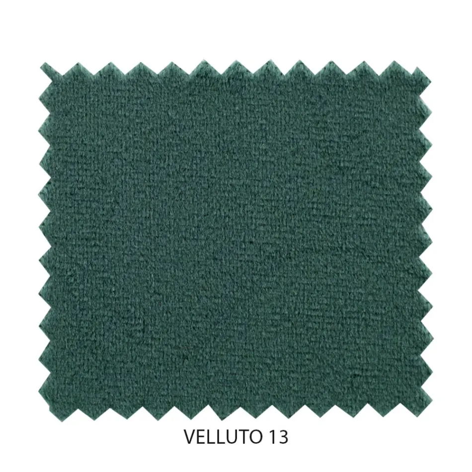 Podwójne łóżko z wyściełaną ramą łóżka i żelaznym zagłówkiem - Nebbia Viadurini