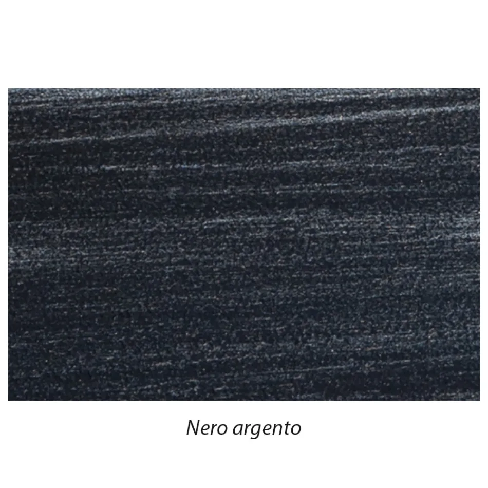 Podwójne łóżko z tapicerowaną ramą łóżka z tkaniny Made in Italy - Rolly Viadurini