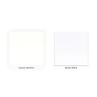 Podwójne łóżko z pasującym podnóżkiem, materacem i 2 stolikami nocnymi - Nebbia Viadurini