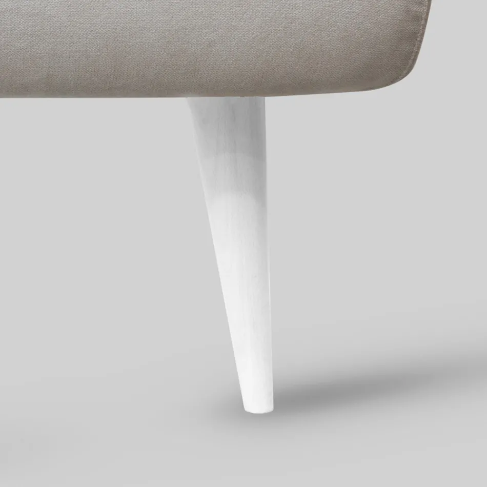 Podwójne łóżko z żelaznym zagłówkiem, 2 stolikami nocnymi i materacem - Design Viadurini