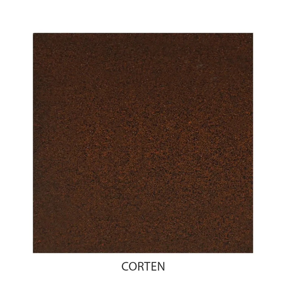 Podwójne łóżko z zagłówkiem z rurowych rurek Made in Italy - Kenzo Viadurini