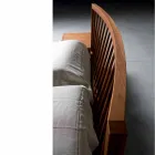 Zaprojektuj podwójne łóżko 160x200cm z solidną podstawą orzecha Alain Viadurini