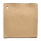 Projektowane podwójne łóżko ze skórzanym tapicerowanym wezgłowiem Menardo Viadurini