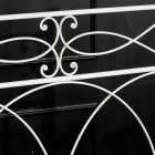 Łóżko konstrukcja kuta ręcznie kutego żelaza Sydney Viadurini