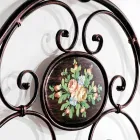 podwójne łóżko z kutego żelaza rzemieślniczych projektowe Alexa Viadurini