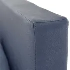 Luksusowe podwójne łóżko z ekoskóry lub tkaniny z pudełkiem Made in Italy – Nuvola Viadurini