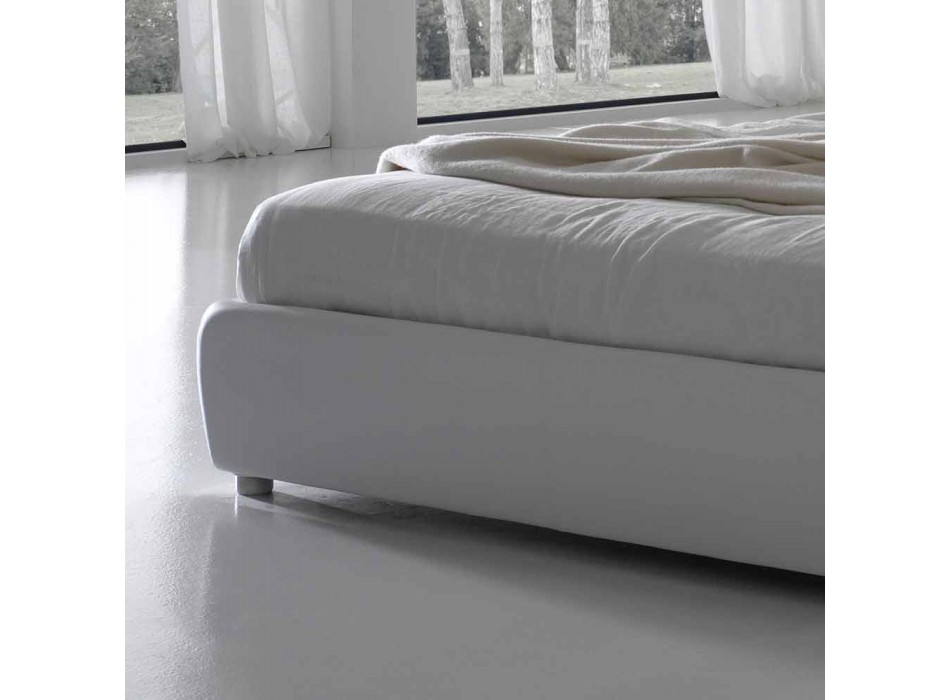 Pikowane podwójne łóżko Capitonnè, klasyczny design, Capri Bolzan Viadurini