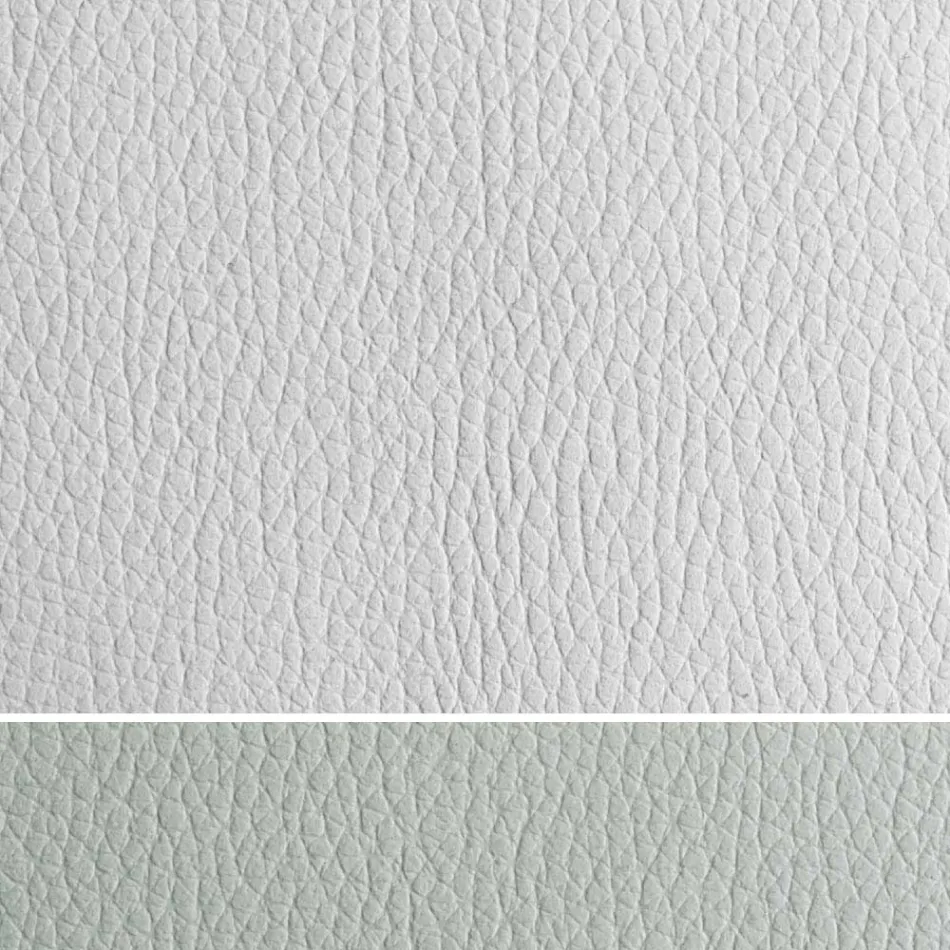 Łóżko podwójne tapicerowane z komodą z ekoskóry lub tkaniny - Notre Dame Viadurini