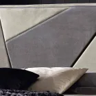 Łóżko tapicerowane dwuosobowe z podnoszonym pojemnikiem 160x190 / 200cm Mia Viadurini