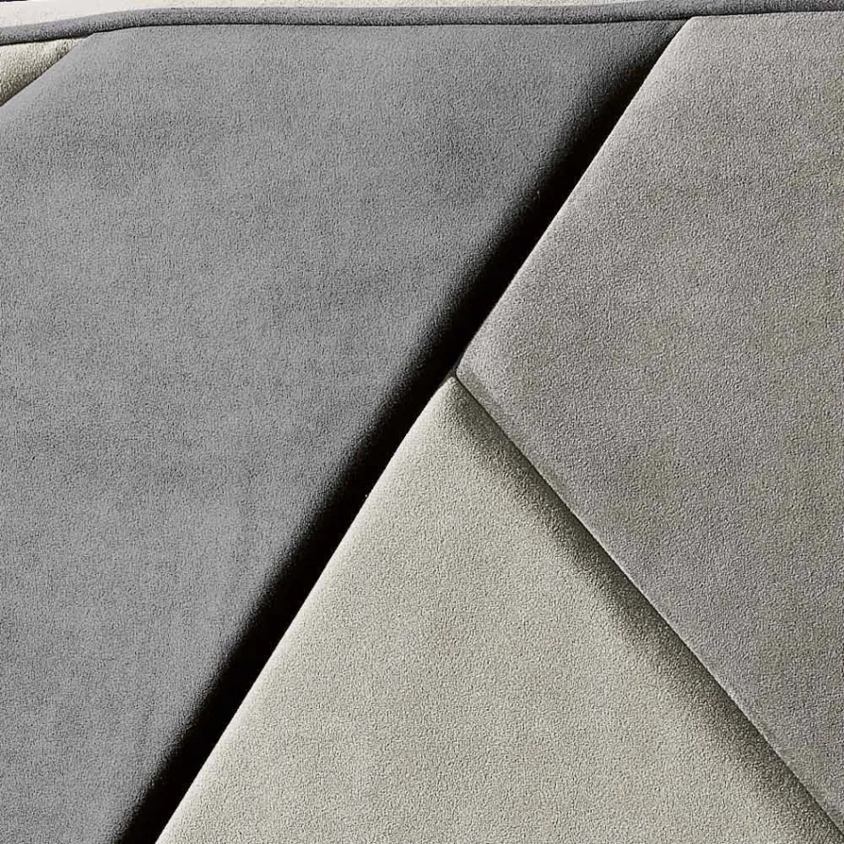 Łóżko tapicerowane dwuosobowe z podnoszonym pojemnikiem 160x190 / 200cm Mia Viadurini