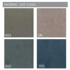 Łóżko podwójne tapicerowane ze schowkiem z tkaniny - Belle Viadurini