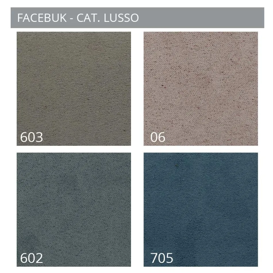 Łóżko podwójne tapicerowane ze schowkiem z tkaniny - Belle Viadurini