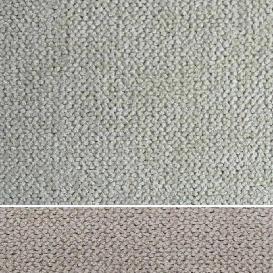 Łóżko podwójne tapicerowane tkaniną lub ekoskórą Made in Italy - Elettro Viadurini