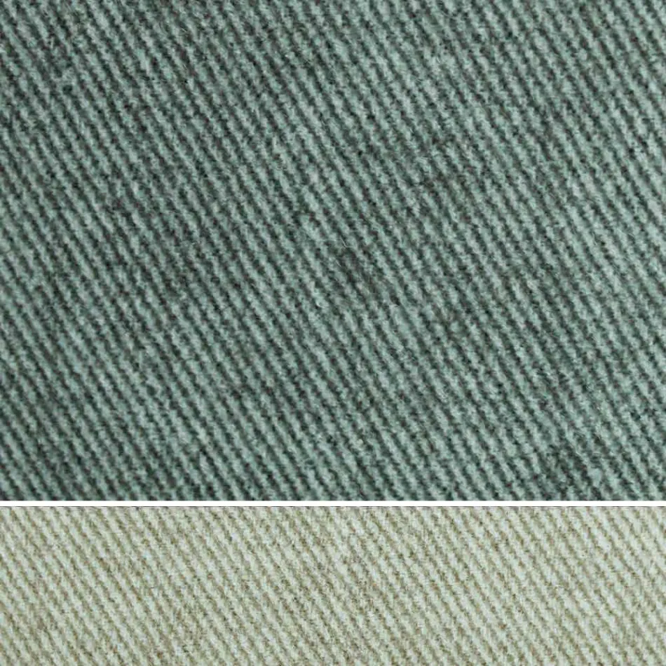 Łóżko podwójne tapicerowane tkaniną lub ekoskórą Made in Italy - Elettro Viadurini