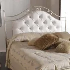 Tapicerowane łóżko ręcznie na stałe żelaza Gracie Viadurini