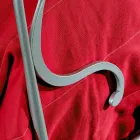 Podwójne łóżko w rzemiośle z żelaza stożkowe nogi Zoe Viadurini