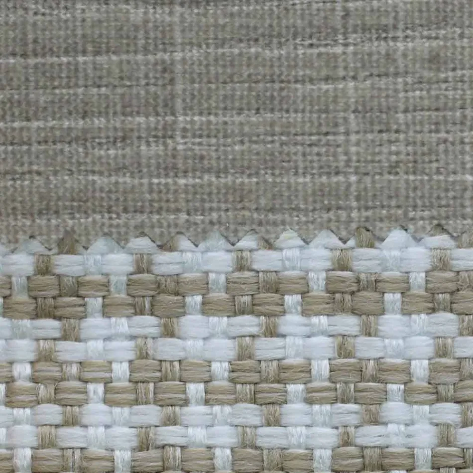 Podwójne łóżko z tkaniny z metalowymi nóżkami Made in Italy - Glorio Viadurini