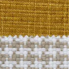 Łóżko podwójne z tkaniny z metalowymi nóżkami Made in Italy - Glorio Viadurini