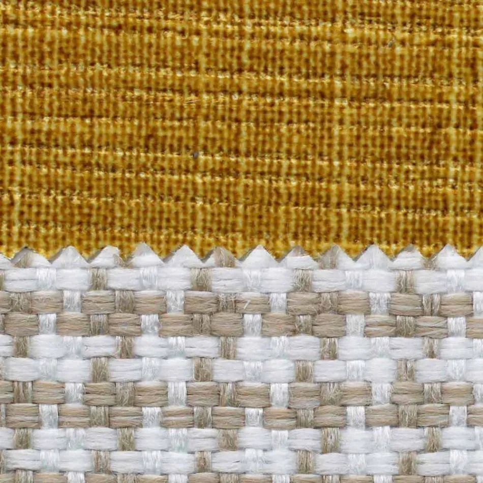 Łóżko podwójne z tkaniny z metalowymi nóżkami Made in Italy - Glorio Viadurini