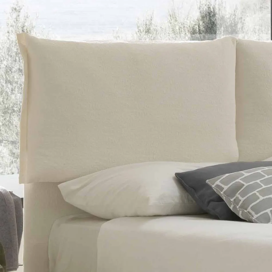 Nowoczesne podwójne łóżko, cienka podstawa, Iorca by Bolzan Viadurini