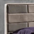 Nowoczesne podwójne łóżko ze schowkiem 160x190 / 200 cm Gin Viadurini