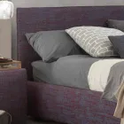 Nowoczesne podwójne łóżko z pojemnikiem Gaya New firmy Bolzan Viadurini